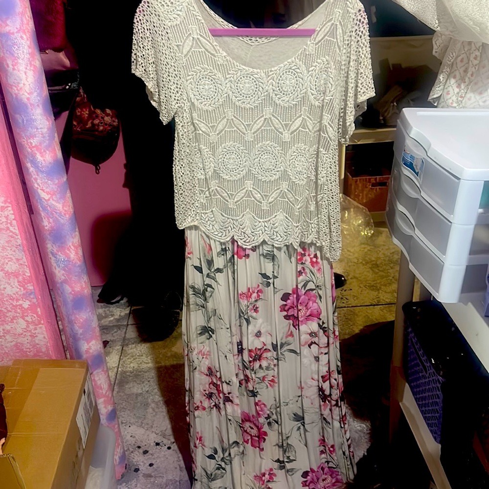 Flowered maxi dress not Free people